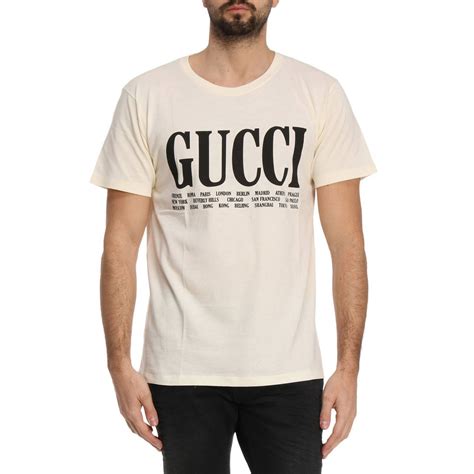 white gucci mens tshirt|all white gucci shirt.